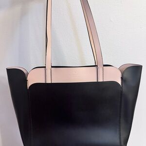 🔥♠️Kate Spade Magnolia Street Tote – Black & Pink
